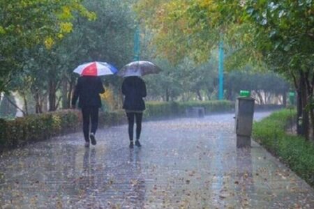 بارش باران و آبگرفتگی معابر در برخی نقاط استان کرمان