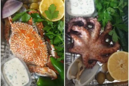 ضبط و معدوم‌سازی خرچنگ و ماهی مرکب در شهرستان رفسنجان