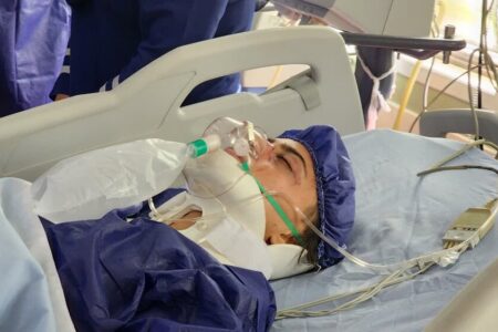بهناز طاهرخانی در ICU بیمارستان پاستور بم بستری است 