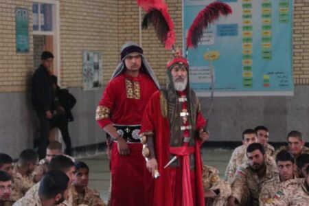 اجرا  تعزیه‌خوانی گروه ده‌زیار کرمان در استان سیستان‌وبلوچستان