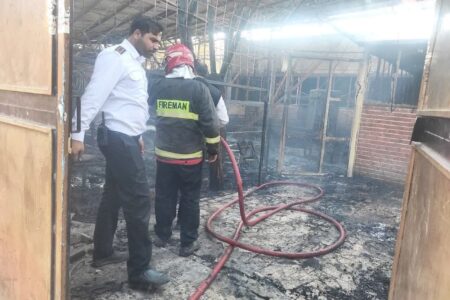 نجات دو مصدوم در حوادث و مهار یک آتش‌سوزی در محور «هفت باغ‌علوی»
