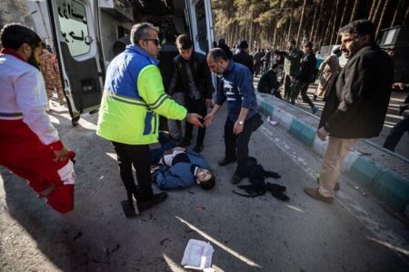 تعداد شهدای حادثه تروریستی کرمان ۸۴ نفر اعلام شده است
