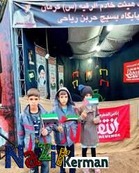 حضور کودکان در گلزار شهدا یک روز بعد از حمله تروریستی