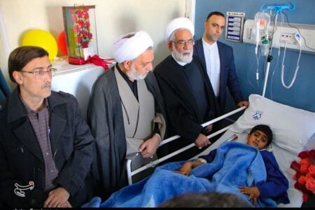 دیدار رئیس دیوان عالی با مجروحان انفجار تروریستی کرمان + تصاویر