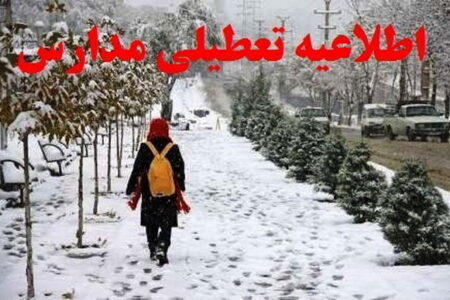 بارش برف و باران، آموزش حضوری برخی مدارس استان کرمان را تعطیل کرد