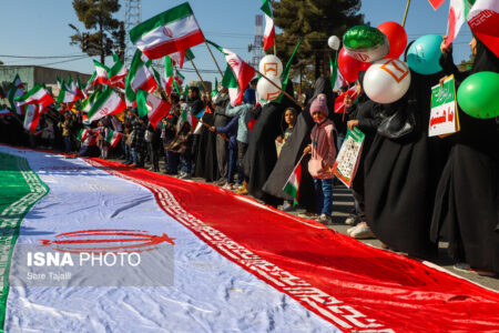 خروش وحدت در راهپیمایی سراسری ۲۲ بهمن