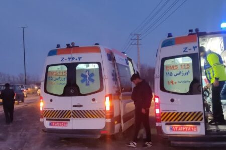 تصادف در محور کرمان – زرند ۷ مصدوم برجای گذاشت 