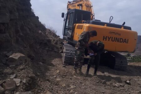 جلوگیری از تخریب و گودبرداری اراضی ملی در شهرستان جیرفت
