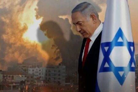 اسرائیل گوشه رینگ گیر افتاد