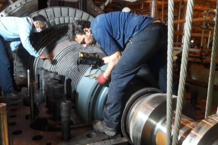 اتصال نیروگاه شهید سلیمانی کرمان به شبکه سراسری برق