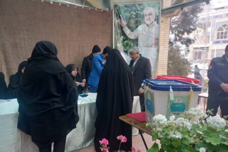گزارش ایسنا از روز انتخاب در یخبندان کرمان