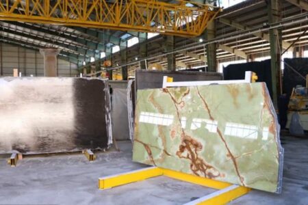 افتتاح کارخانه تولید سنگ اُسلُب در کرمان