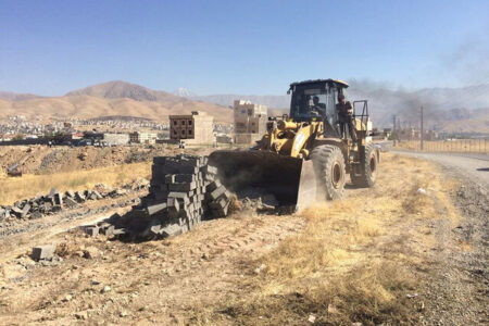 آزادسازی ۴ هزار متر مربع اراضی ملی در کرمان
