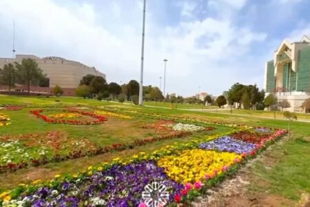 گل‌آرایی شهری و فرش نوروزی در رفسنجان: زیبایی فراگیر برای سفره‌های نوروزی