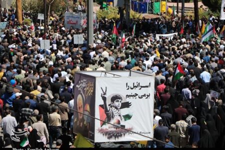 راهپیمایی باشکوه مردم کرمان در روز قدس + تصاویر