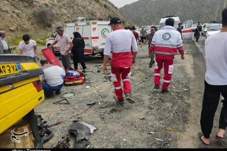 واژگونی پژو پارس در کهنوج با ۳کشته و ۳مجروح