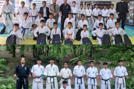 مدال آوران کیوکوشین کاراته اتباع خارجی خراسان جنوبی به اردوی گلستان اعزام شدند