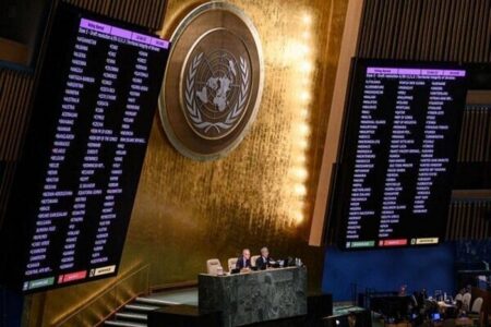 فلسطین عضو کامل سازمان ملل شد