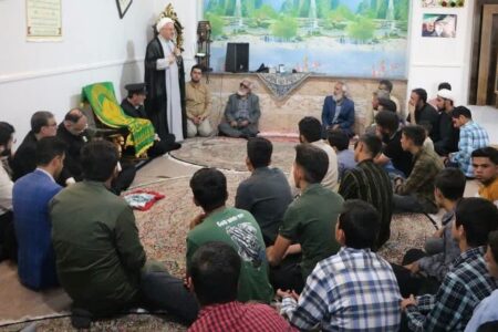 حضور کاروان خدام رضوی در روستای ده زیار کرمان