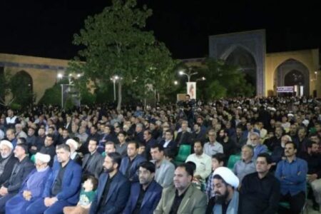 اجتماع مردم رفسنجان برای رئیس جمهور شهید