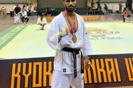 کاراته‌کایی که موفق به کسب مدال طلای جهانی شد