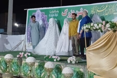 برگزاری جشن ازدواج ۲۰ زوج جوان در رودبار جنوب