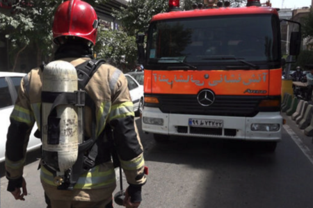 حادثه آتش سوزی بیمارستان شریعتی تهران مصدومی نداشت