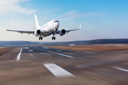 فرود سخت یک هواپیمای مسافری  در فرودگاه کرمان
