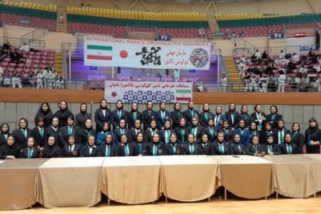 بانوان کرمانی در مسابقات کشوری کیوکوشین ناکامورا درخشیدند