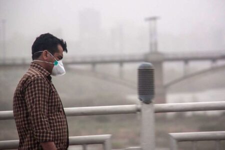 ۲ شهر در وضعیت قرمز و ۵ شهر دیگر خوزستان در وضع نارنجی آلودگی هوا