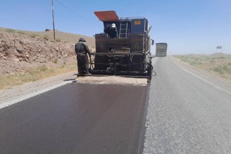 بهره برداری از ۱۴.۳ کیلومتر آسفالت حفاظتی در شهرستان بام و صفی آباد خراسان شمالی