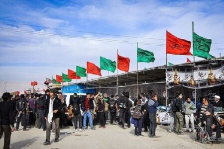 خدمت‌رسانی پنج موکب اوقاف کرمان به زائران اربعین در عراق