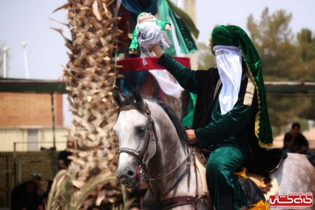 تعزیه و عزاداری روز عاشورای حسینی در قاسم‌آباد رفسنجان | اخبار رفسنجان