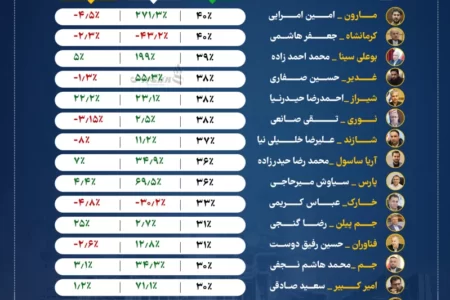 گزارش عملکرد ۲۴ پتروشیمی بورسی در تیر‌ماه ۱۴۰۳ | اخبار اصلاحات