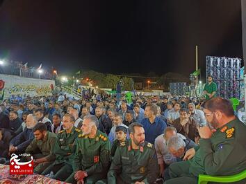 یادواره شهدای روستای گنجان با حضور سردار معروفی یادگار دوران دفاع مقدس برگزار شد