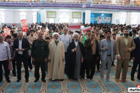 خروش دانش‌آموزان قلعه‌گنج در یوم‌الله ۱۳ آبان | اخبار استان کرمان